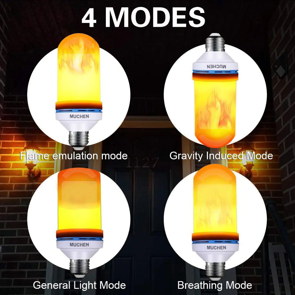 LED Flame Light Bulbs for Christmas Atmosphere
