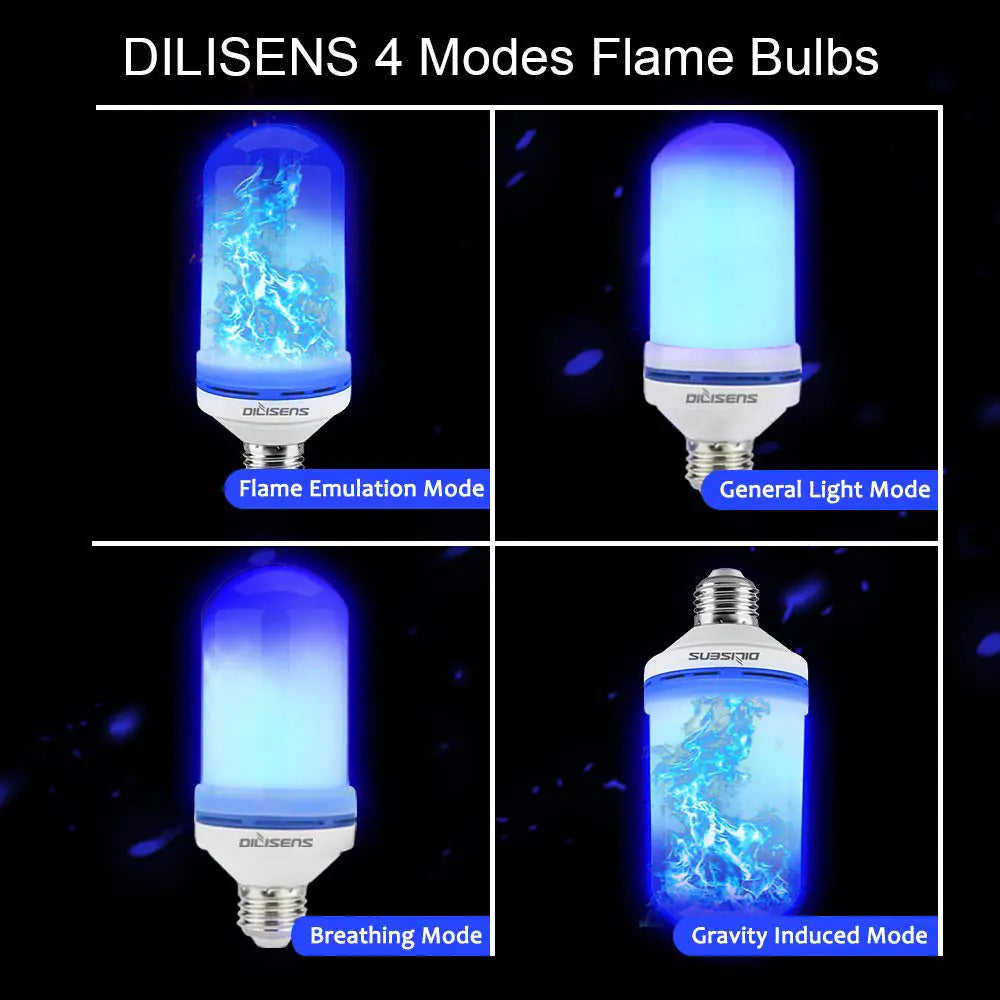 LED Flame Light Bulbs for Christmas Atmosphere